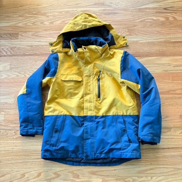 Joseph Abboud Jackets & Blazers - LIQUID Goldenrod Blue Snow Jacket Youth Size Large